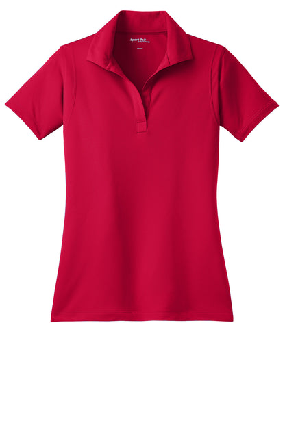 Sport-Tek Women's Micropique Sport-Wick Polo. LST650 Deep Red