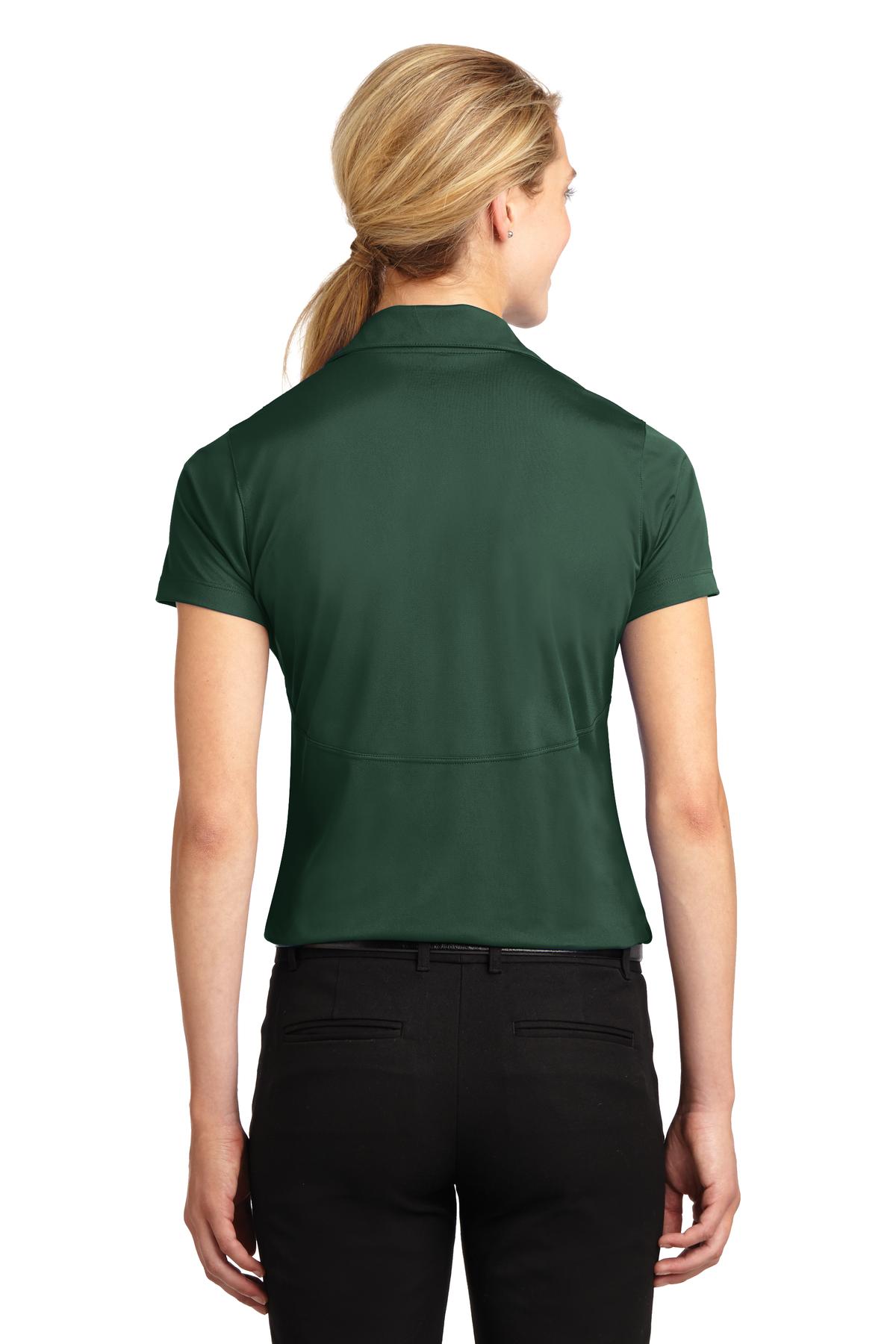 Custom Embroidered Sport-Tek Women's Micropique Sport-Wick Polo. LST650,Forest Green