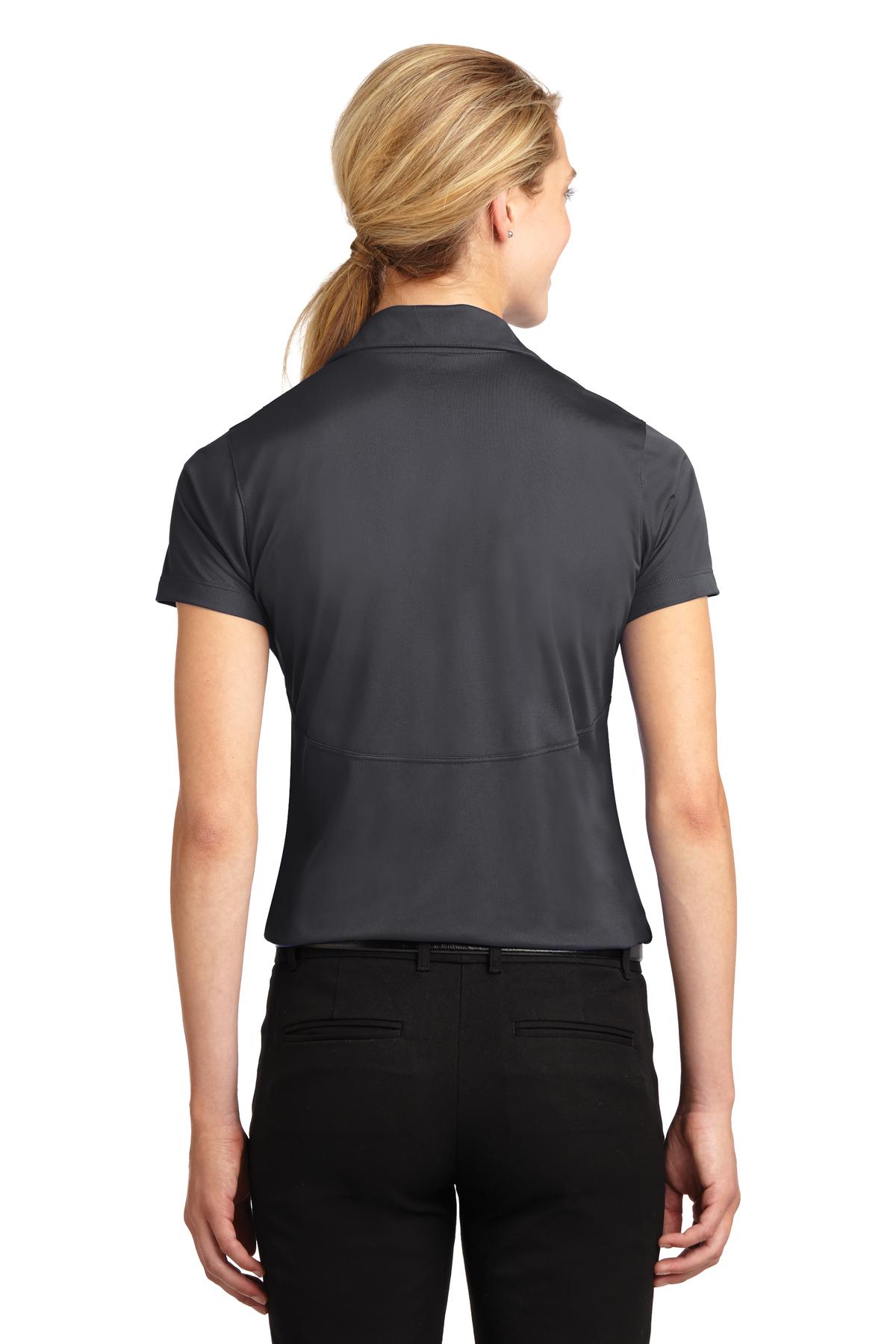 Custom Embroidered Sport-Tek Women's Micropique Sport-Wick Polo. LST650,Iron Grey