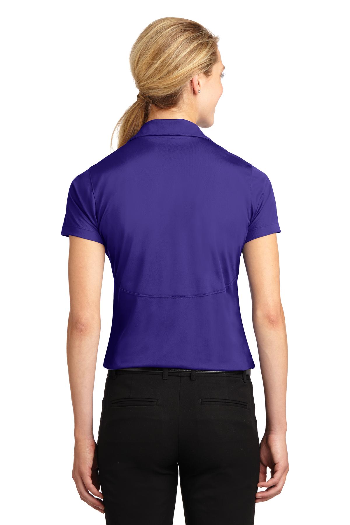 Custom Embroidered Sport-Tek Women's Micropique Sport-Wick Polo. LST650,Purple