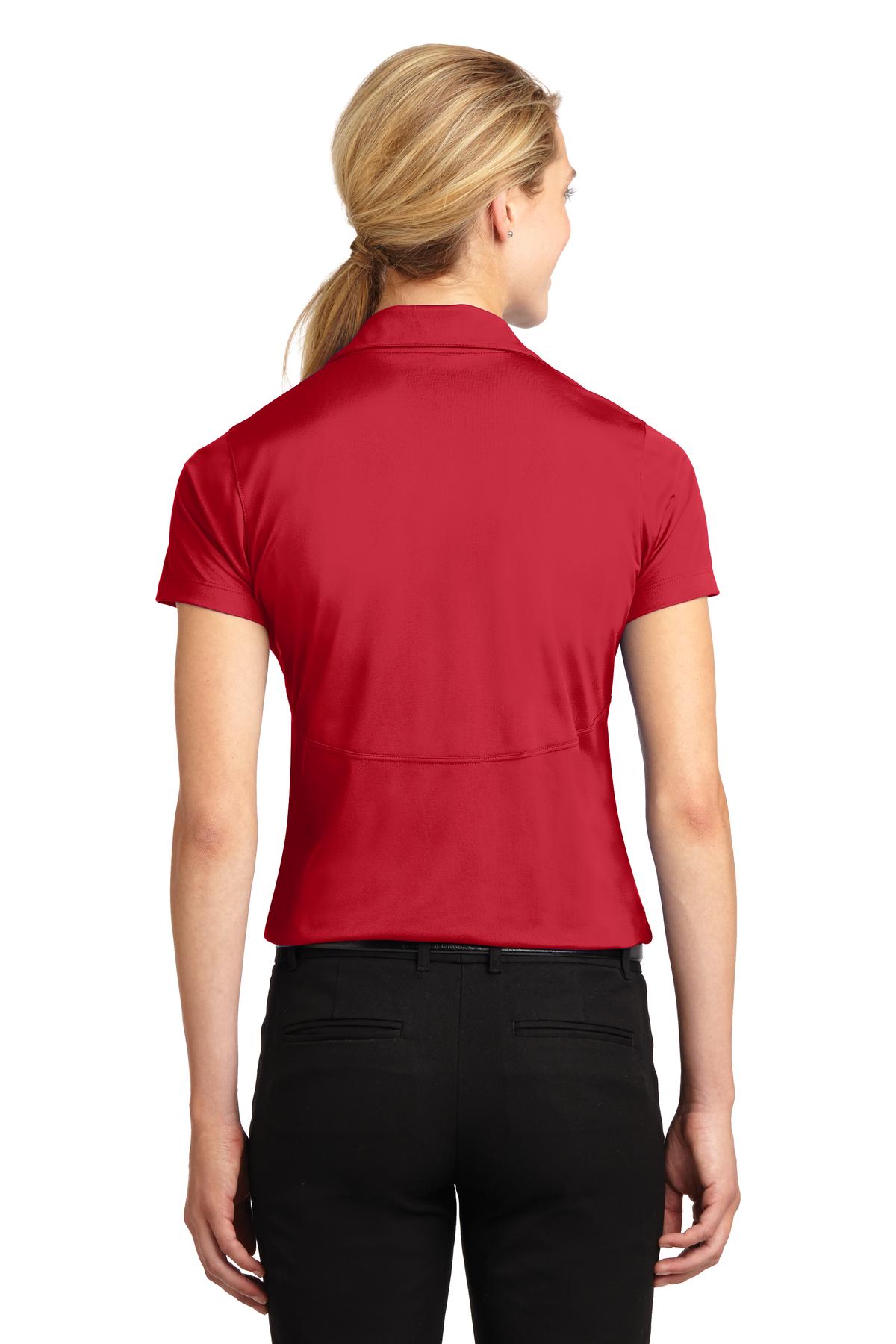 Custom Embroidered Sport-Tek Women's Micropique Sport-Wick Polo. LST650,True Red