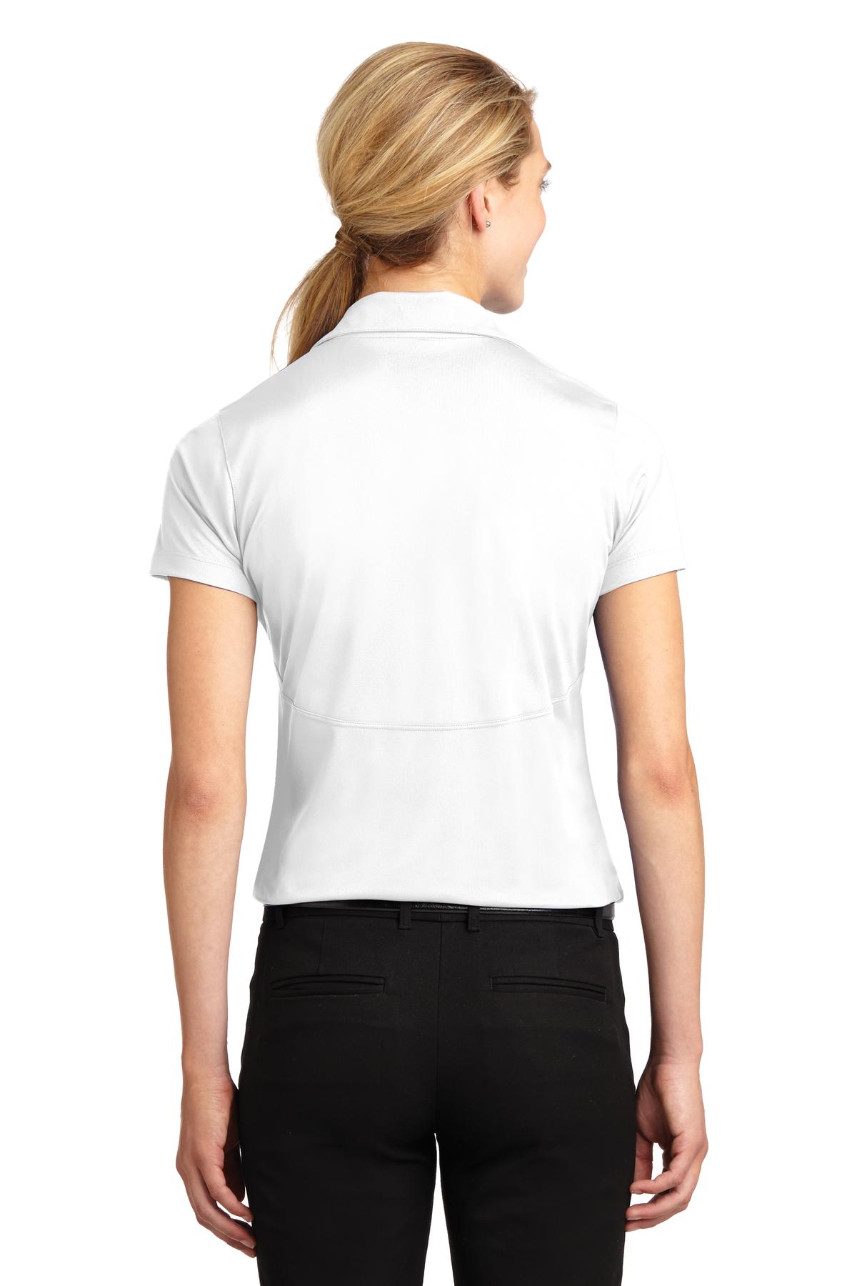 Custom Embroidered Sport-Tek Women's Micropique Sport-Wick Polo. LST650,White