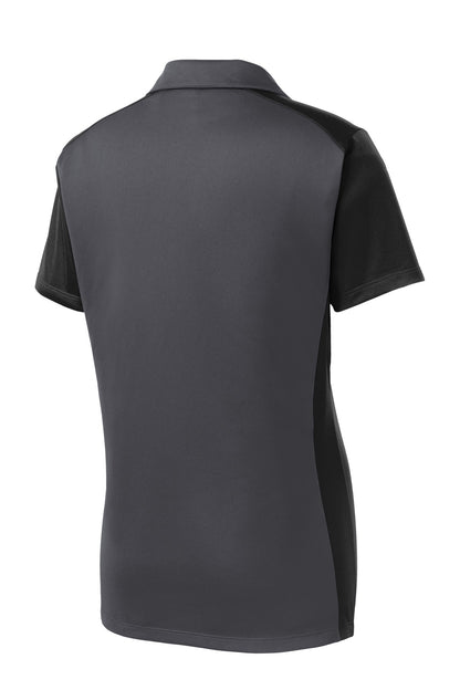 Custom Embroidered Sport-Tek Polos/Knits in Iron Grey/ Black