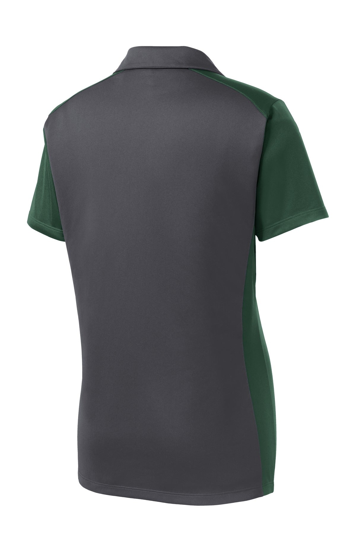 Custom Embroidered Sport-Tek Polos/Knits in Iron Grey/ Forest Green
