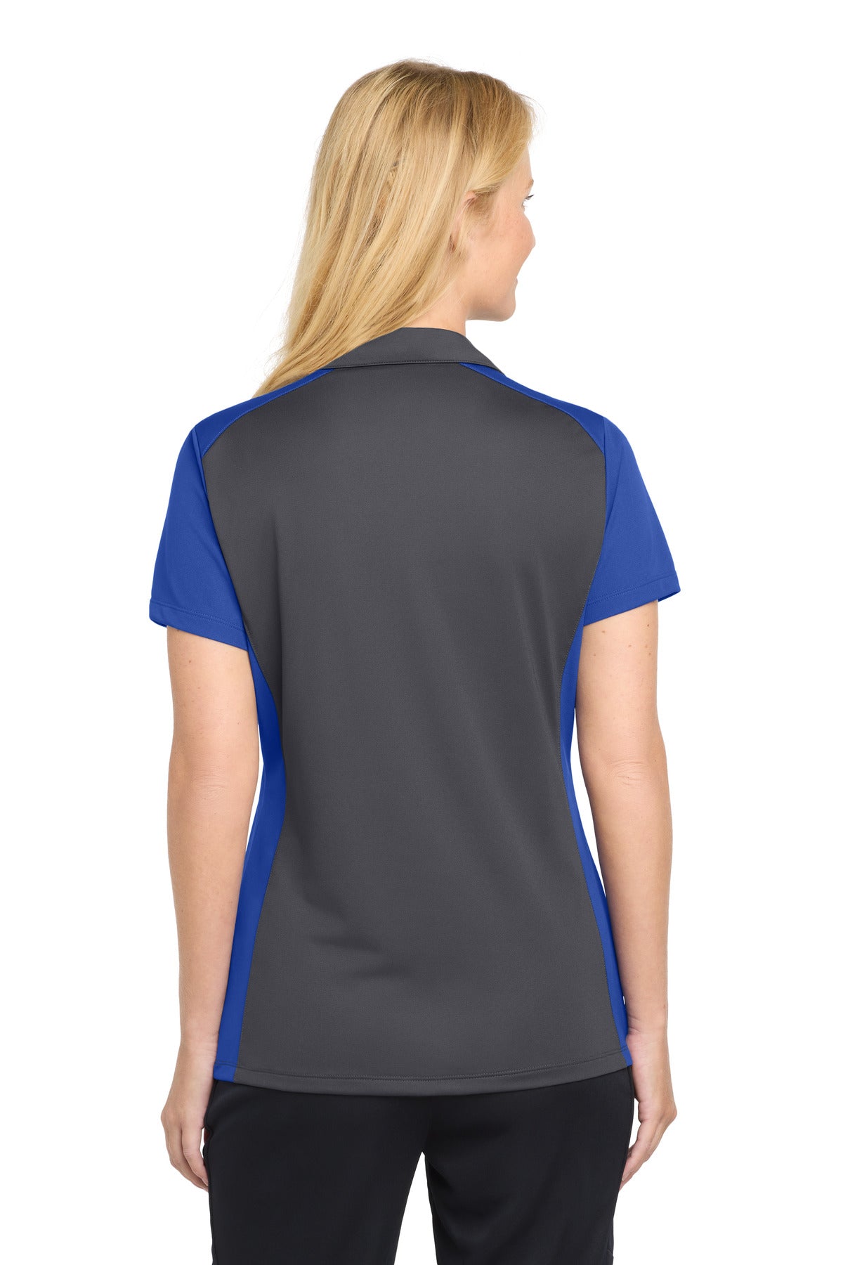 Custom Embroidered Sport-Tek Polos/Knits in Iron Grey/ True Royal