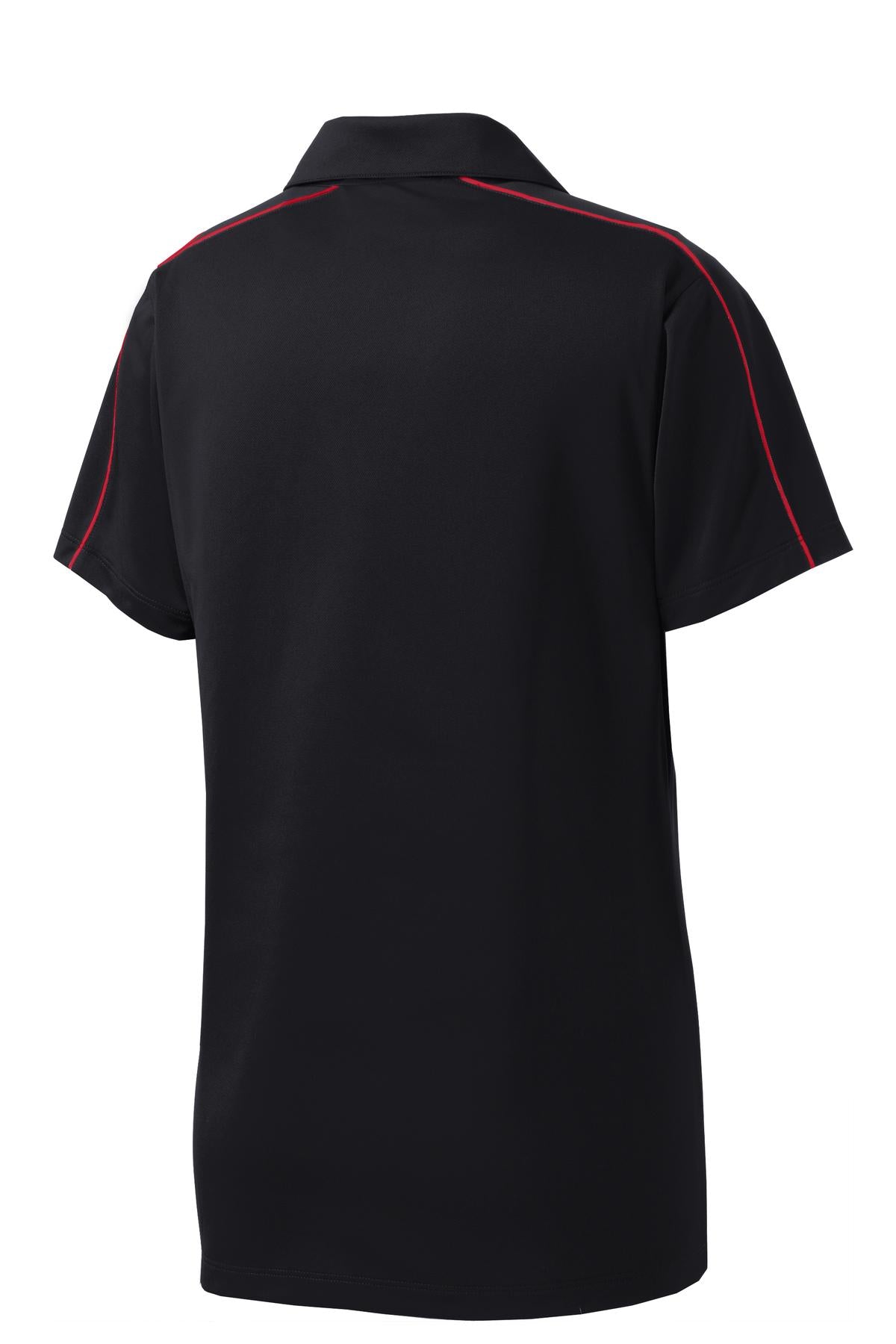Sport-Tek Women's Micropique Sport-Wick Piped Polo. LST653