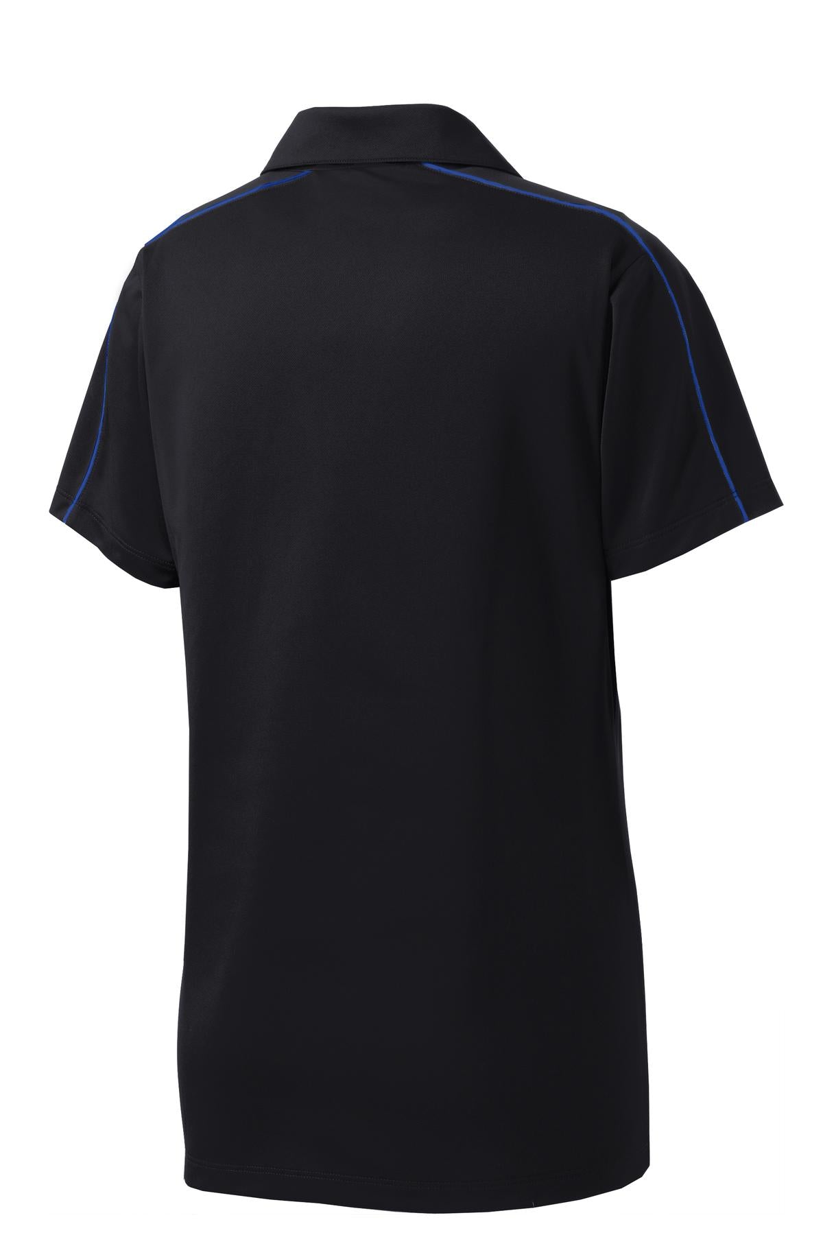 Sport-Tek Women's Micropique Sport-Wick Piped Polo. LST653