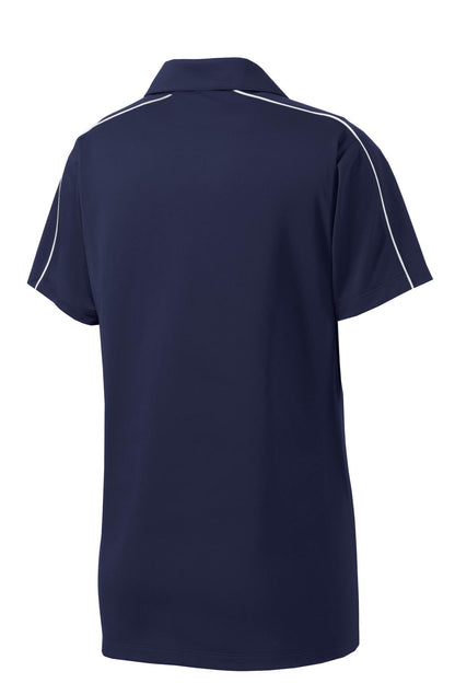 Sport-Tek Women's Micropique Sport-Wick Piped Polo. LST653
