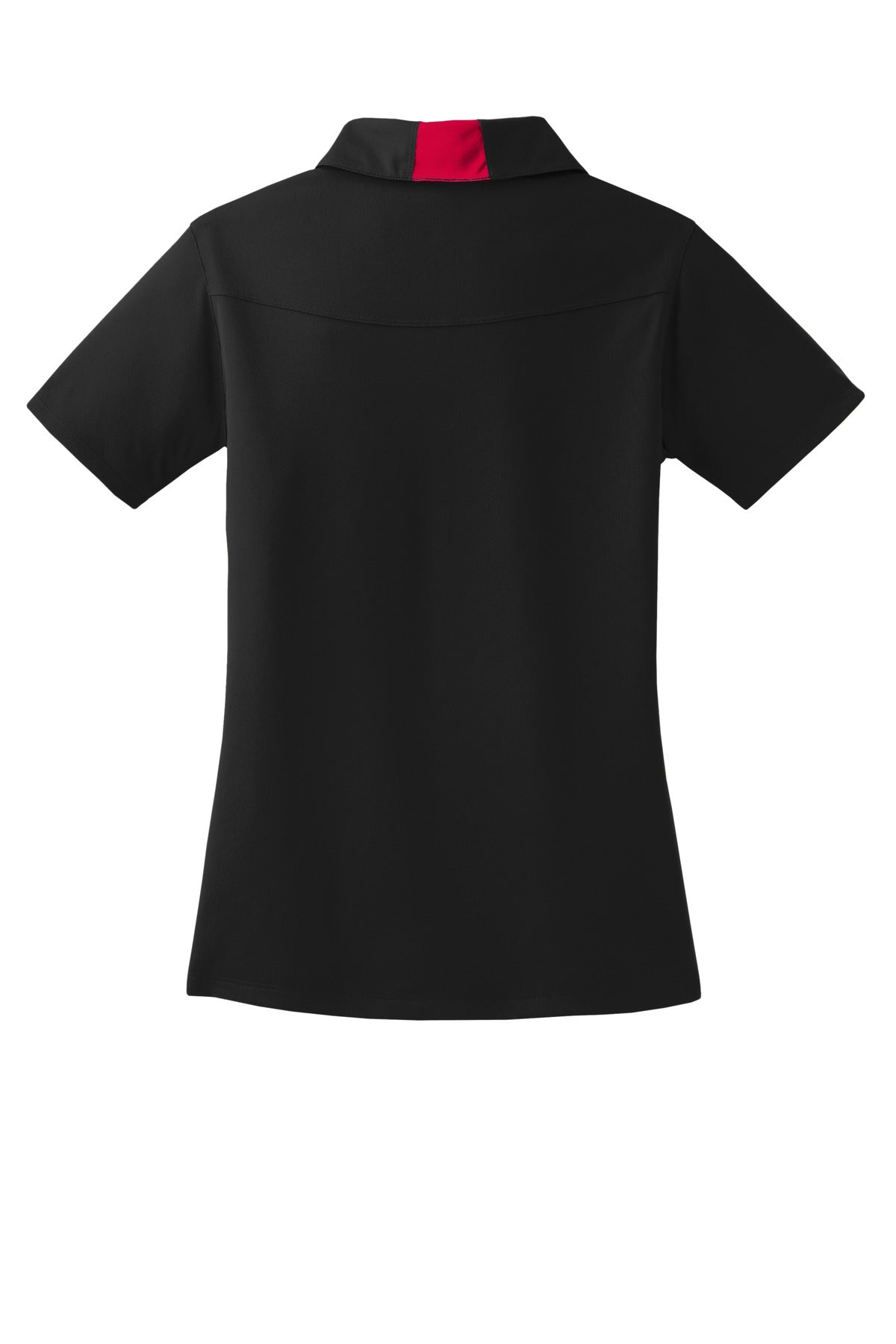 Custom Embroidered Sport-Tek Polos/Knits in Black/ Deep Red