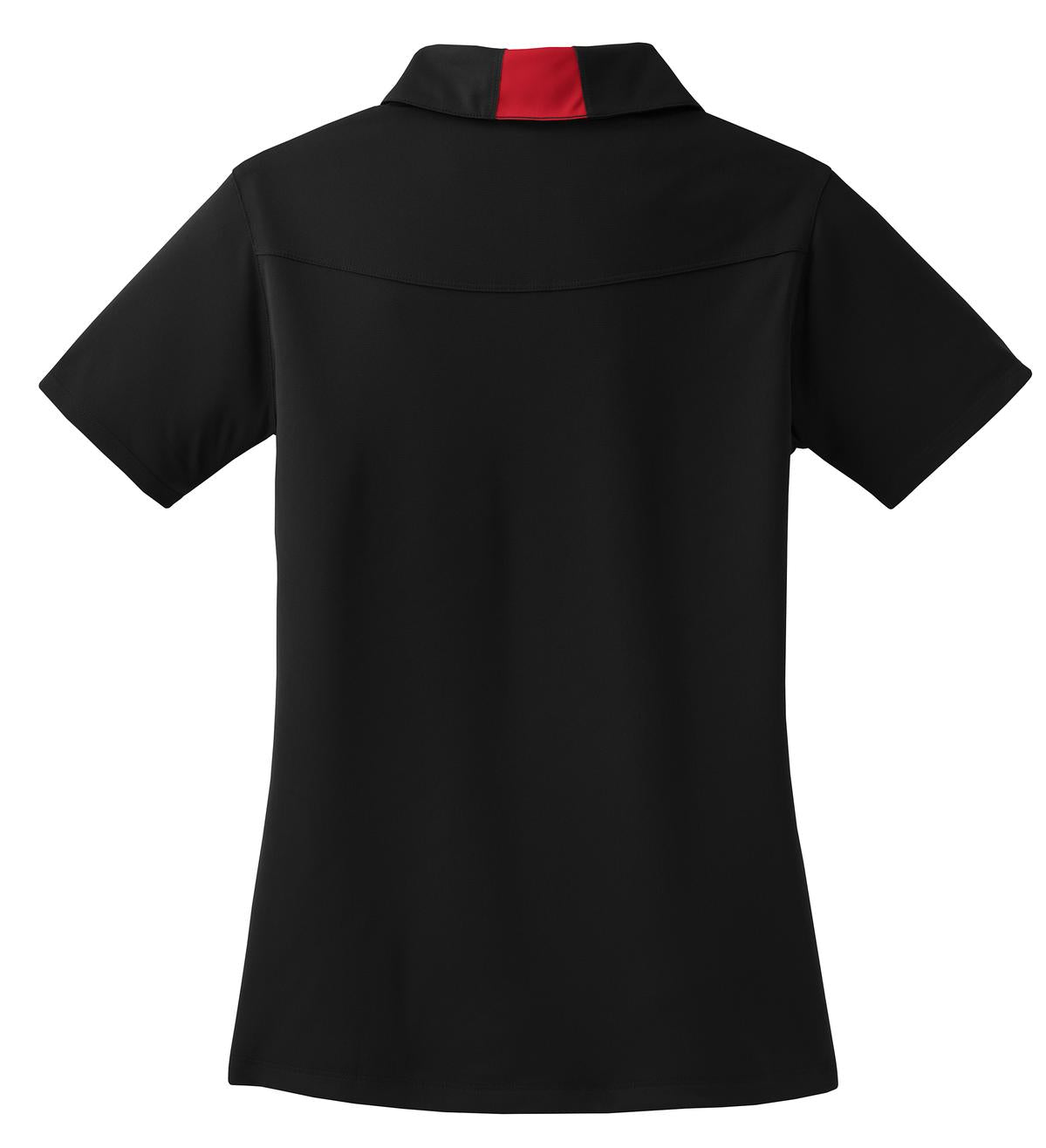 Custom Embroidered Sport-Tek Polos/Knits in Black/ True Red