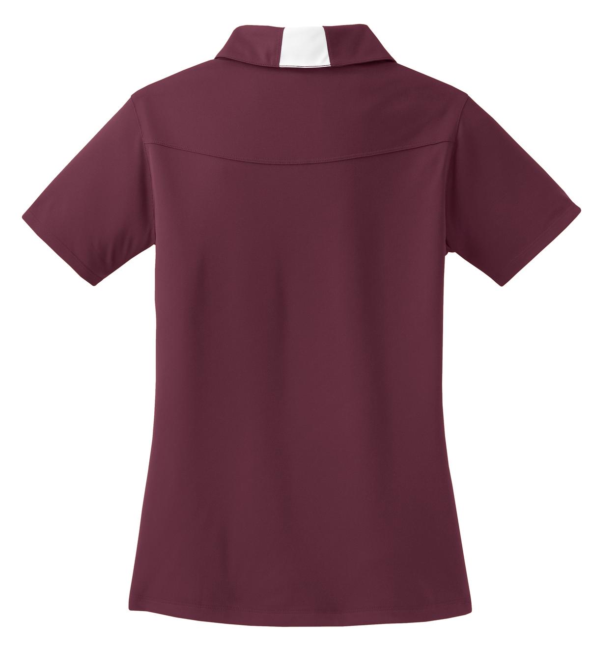 Custom Embroidered Sport-Tek Polos/Knits in Maroon/ White