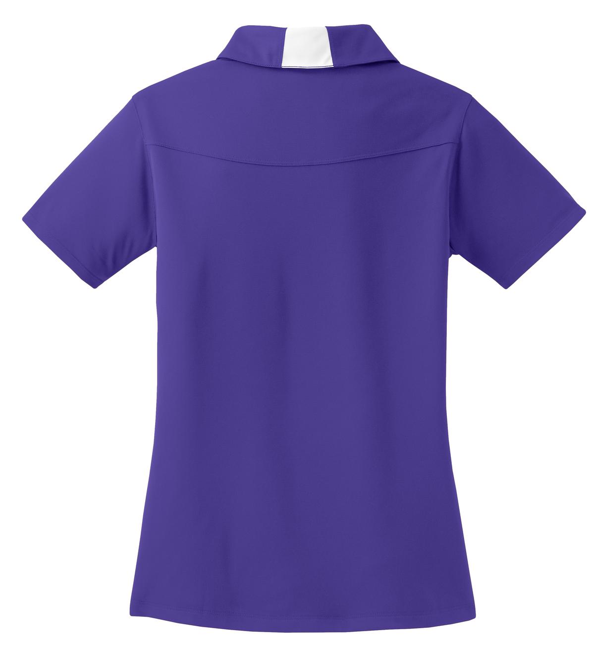 Custom Embroidered Sport-Tek Polos/Knits in Purple/ White