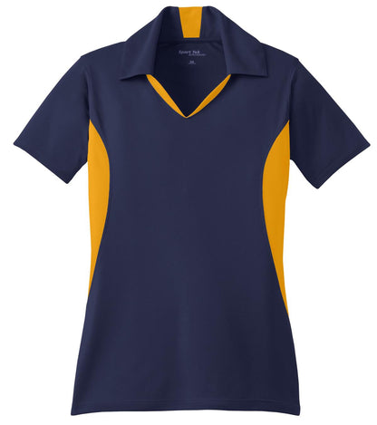 Custom Embroidered Sport-Tek Polos/Knits in True Navy/ Gold