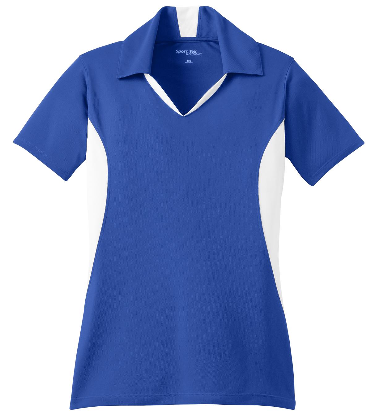 Custom Embroidered Sport-Tek Polos/Knits in True Royal/ White