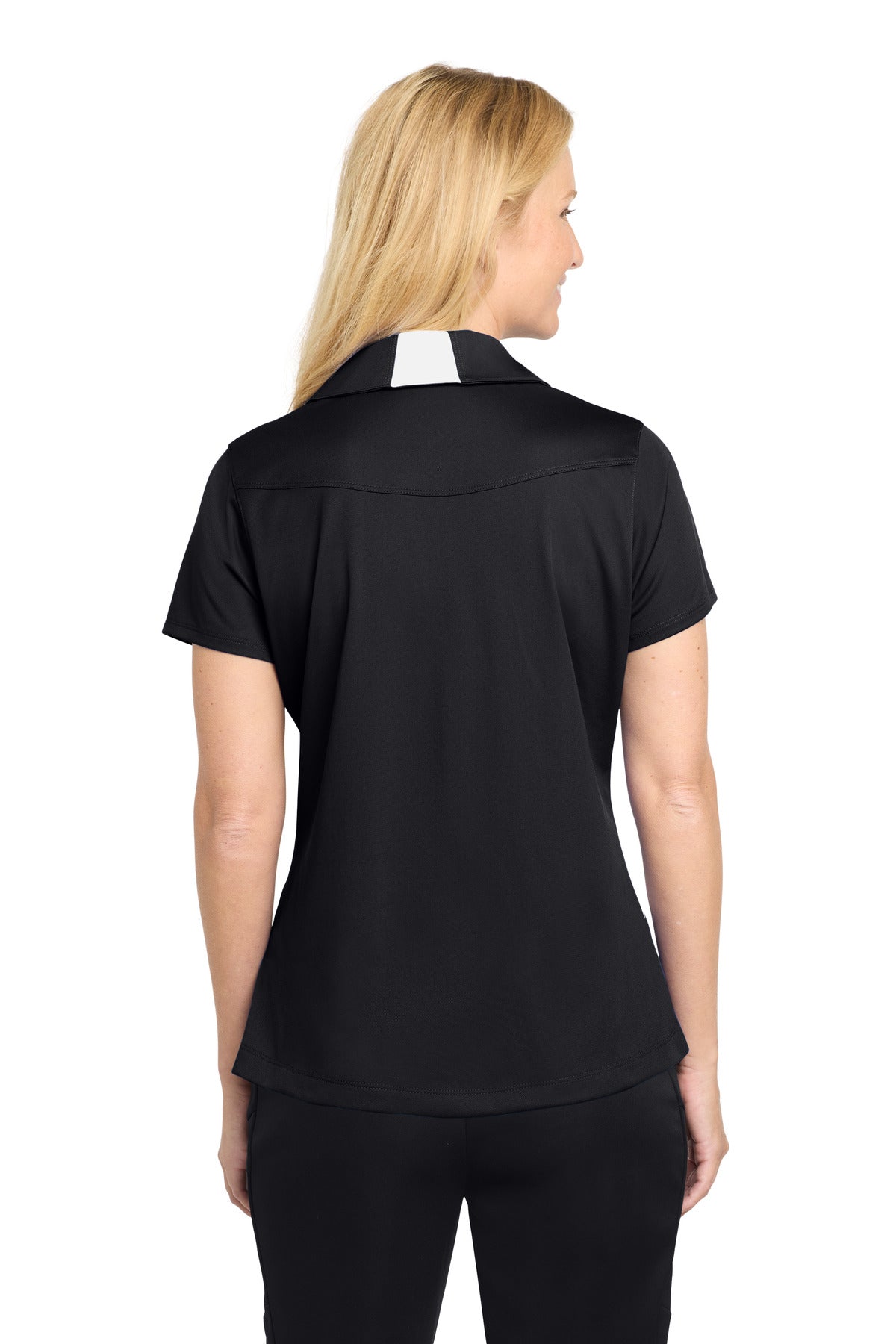 Custom Embroidered Sport-Tek Polos/Knits in Black/ White