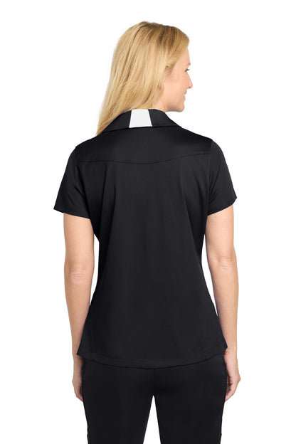 Custom Embroidered Sport-Tek Polos/Knits in Black/ White
