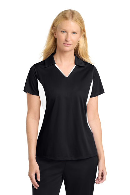 Custom Embroidered Sport-Tek Polos/Knits in Black/ White
