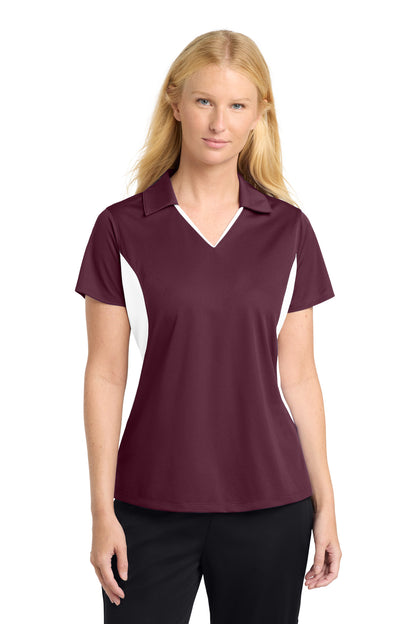 Custom Embroidered Sport-Tek Polos/Knits in Maroon/ White