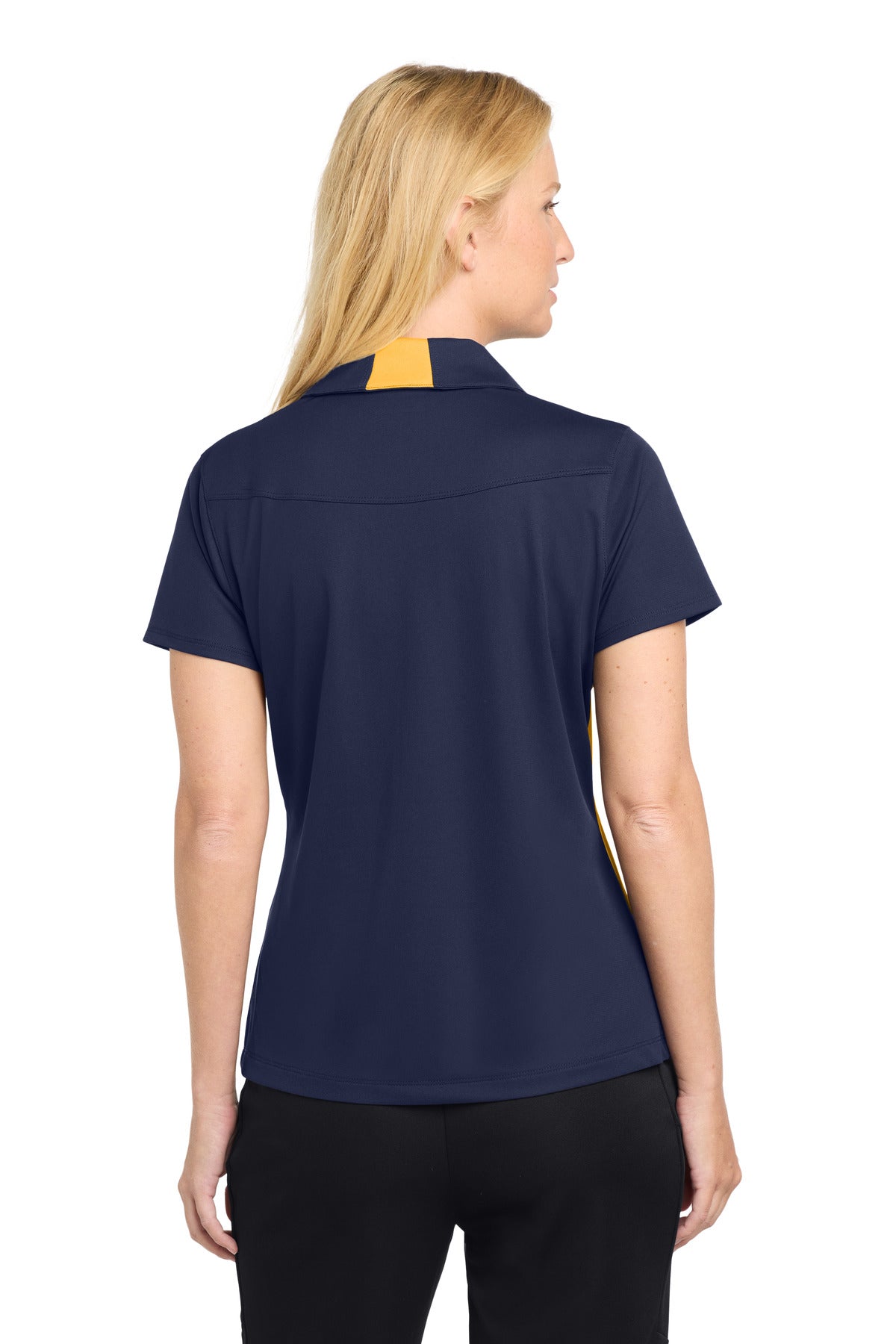 Custom Embroidered Sport-Tek Polos/Knits in True Navy/ Gold