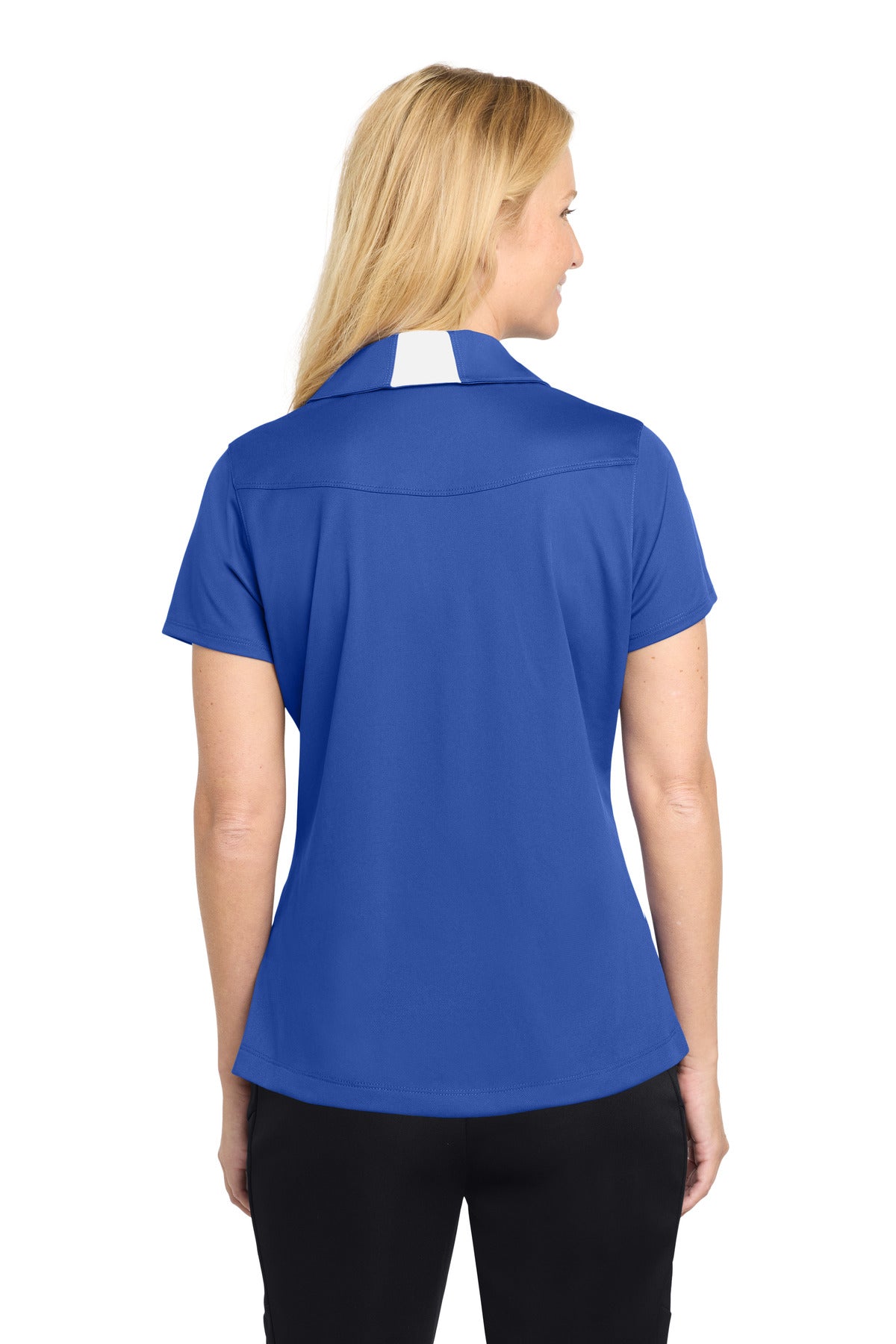 Custom Embroidered Sport-Tek Polos/Knits in True Royal/ White