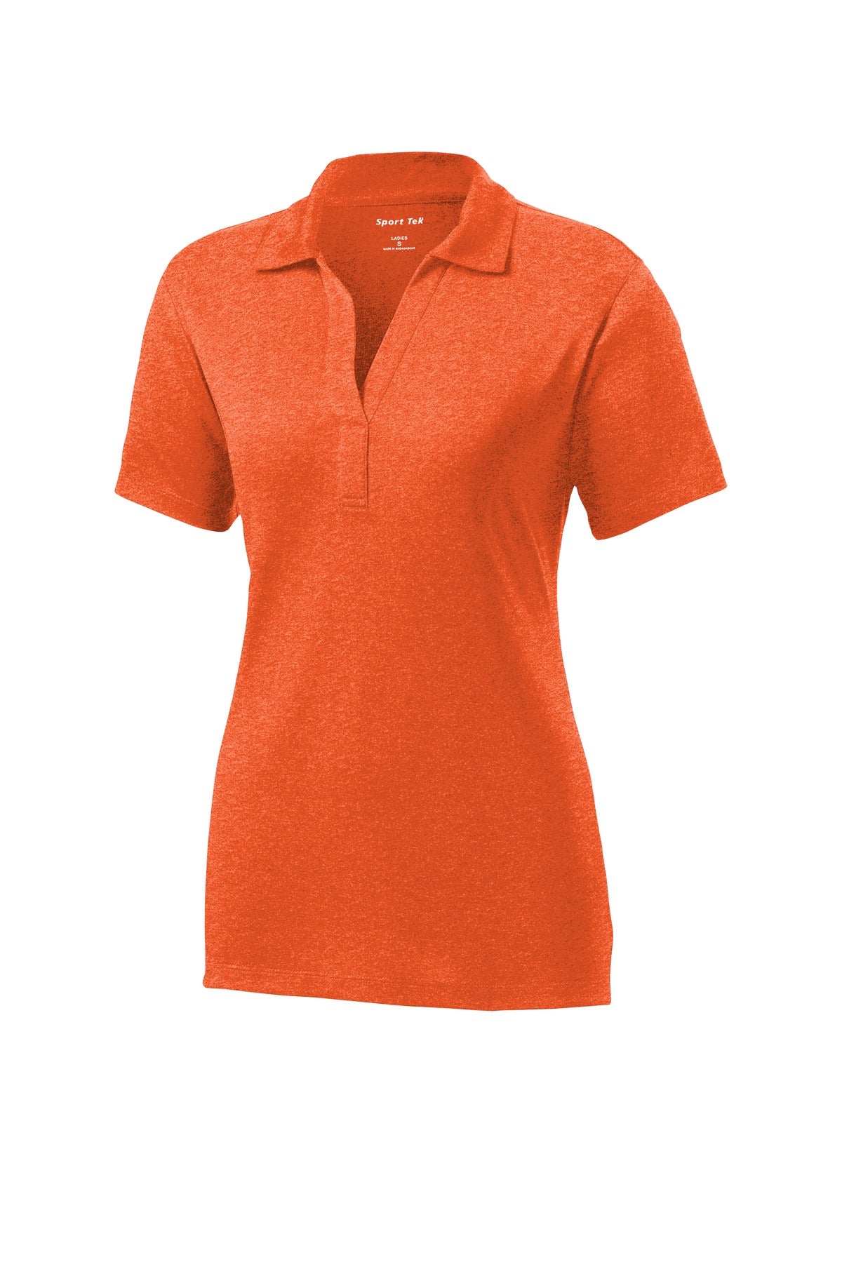 Custom Embroidered Sport-Tek Polos/Knits in Deep Orange Heather
