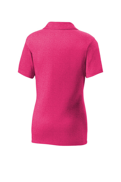 Custom Embroidered Sport-Tek Polos/Knits in Pink Raspberry Heather