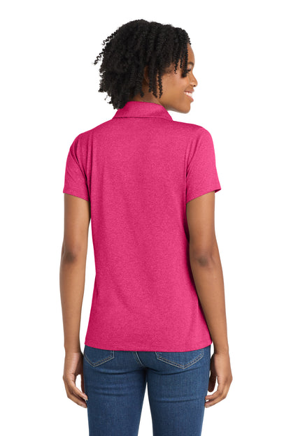 Custom Embroidered Sport-Tek Polos/Knits in Pink Raspberry Heather