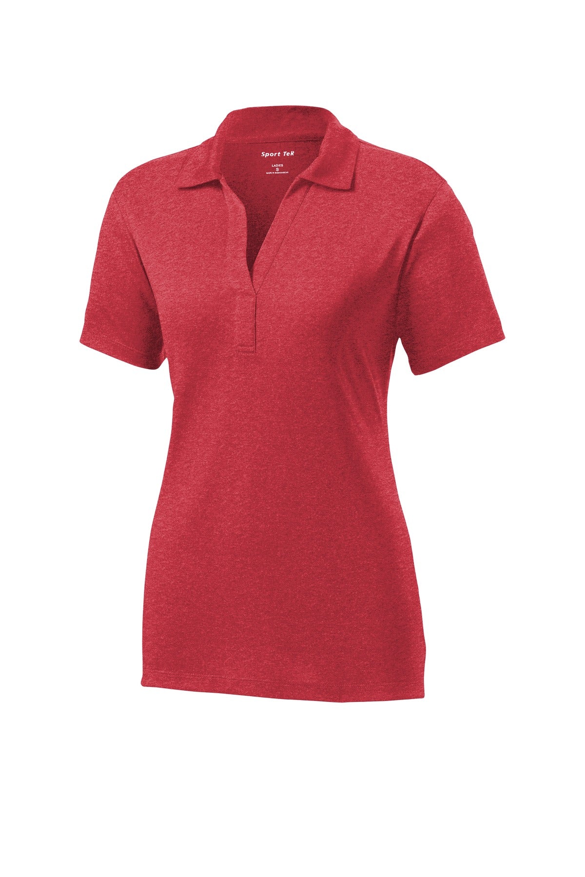 Custom Embroidered Sport-Tek Polos/Knits in Scarlet Heather