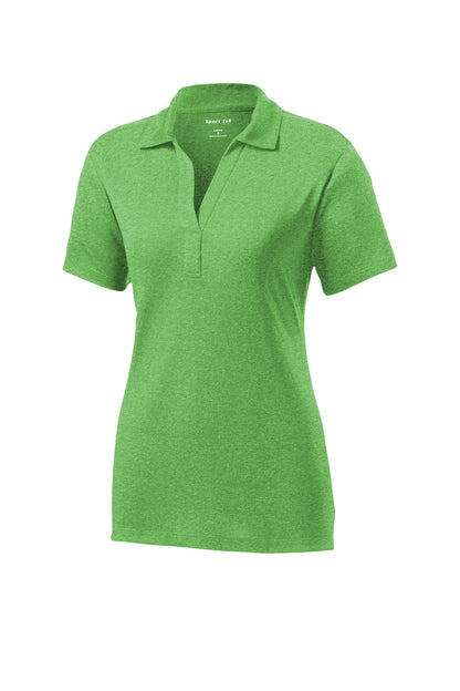 Custom Embroidered Sport-Tek Polos/Knits in Turf Green Heather