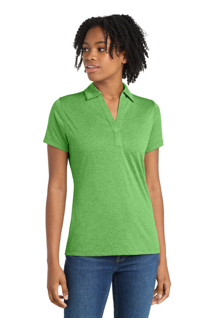 Custom Embroidered Sport-Tek Polos/Knits in Turf Green Heather