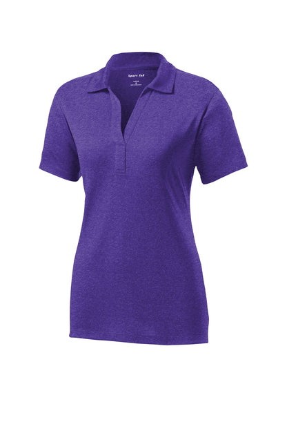 Custom Embroidered Sport-Tek Polos/Knits in Varsity Purple Heather