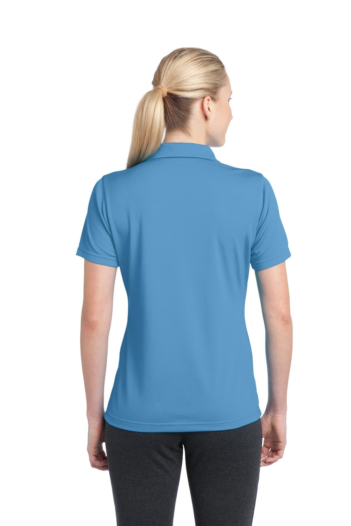 Custom Embroidered Sport-Tek Women's PosiCharge Micro-Mesh Polo. LST680,Carolina Blue
