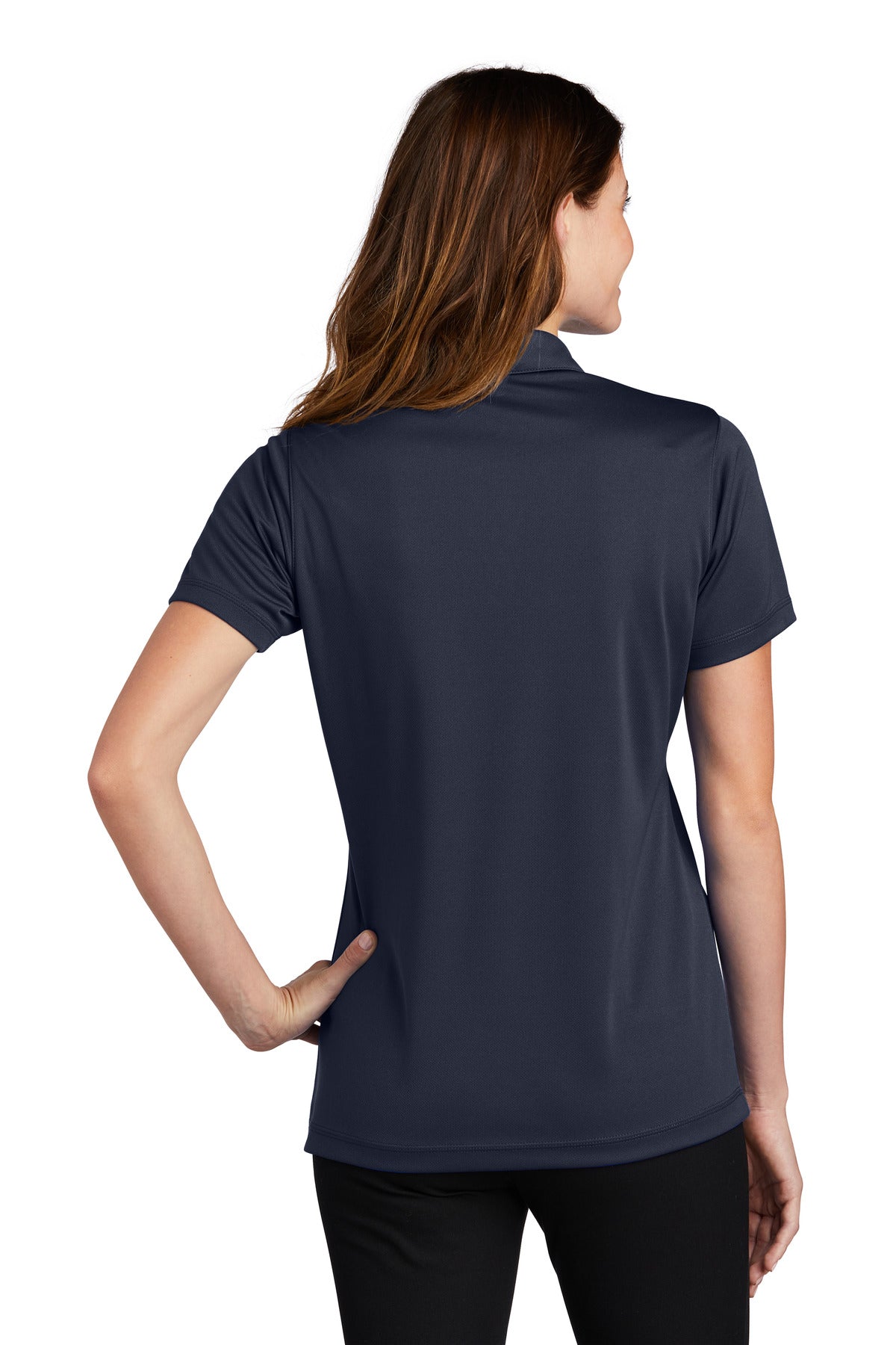 Custom Embroidered Sport-Tek Women's PosiCharge Micro-Mesh Polo. LST680,True Navy