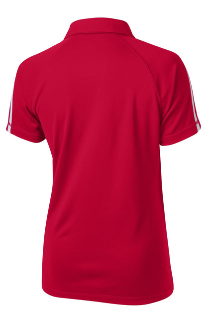 Custom Embroidered Sport-Tek Polos/Knits in True Red/ White