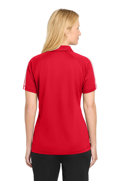 Custom Embroidered Sport-Tek Polos/Knits in True Red/ White