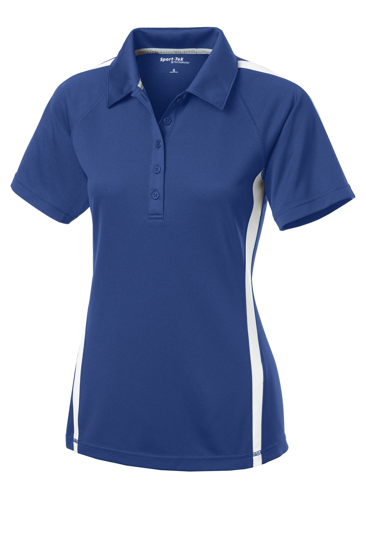 Custom Embroidered Sport-Tek Polos/Knits in True Royal/ White