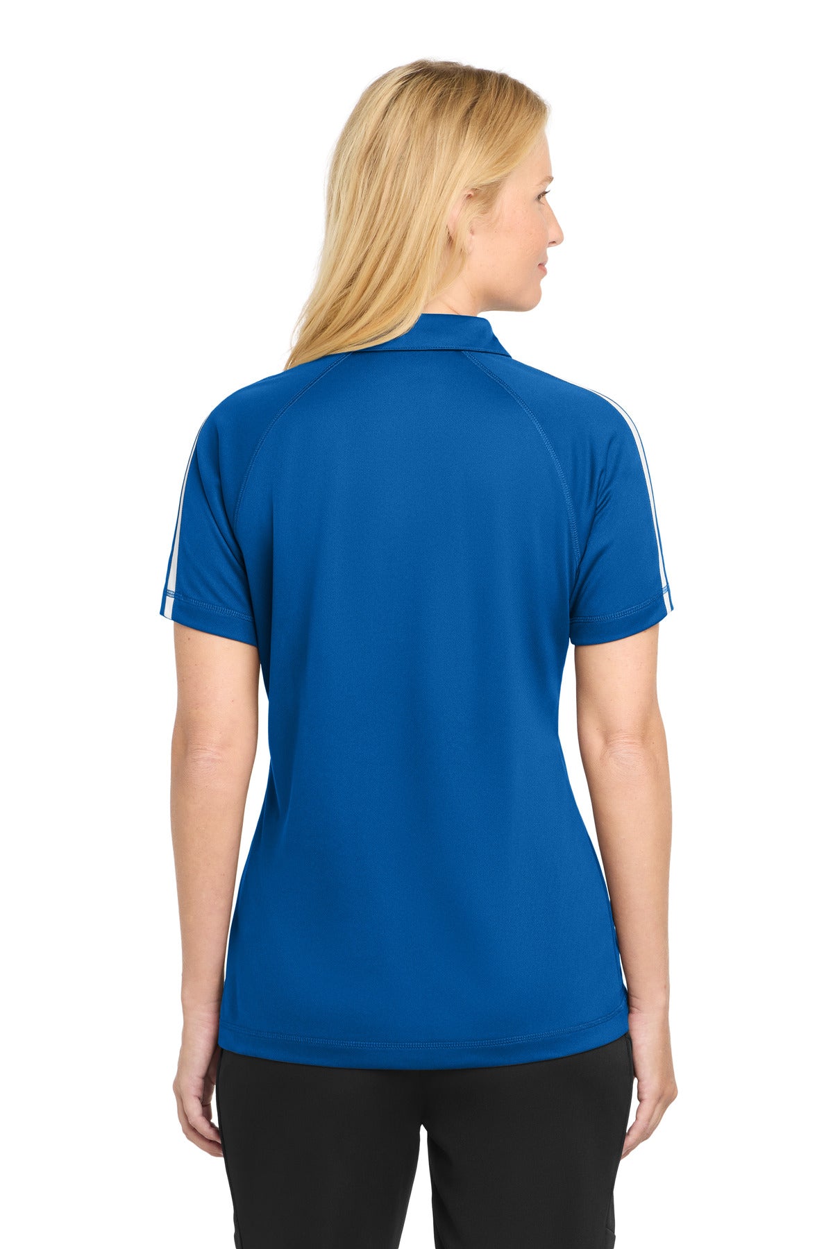 Custom Embroidered Sport-Tek Polos/Knits in True Royal/ White