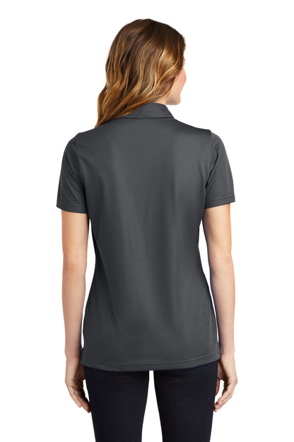 Custom Embroidered Sport-Tek Women's PosiCharge Active Textured Polo. LST690,Iron Grey