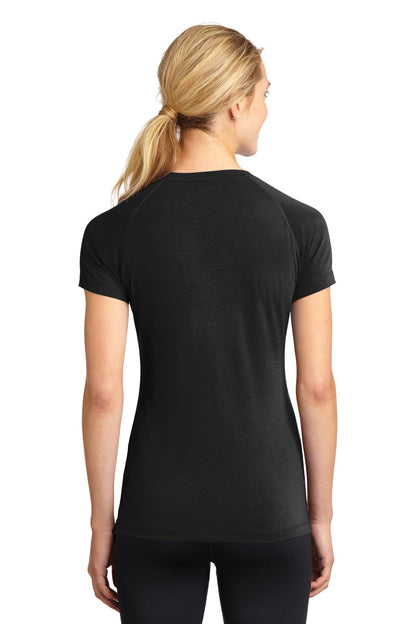 Custom Embroidered Sport-Tek Women's Ultimate Performance V-Neck. LST700,Black