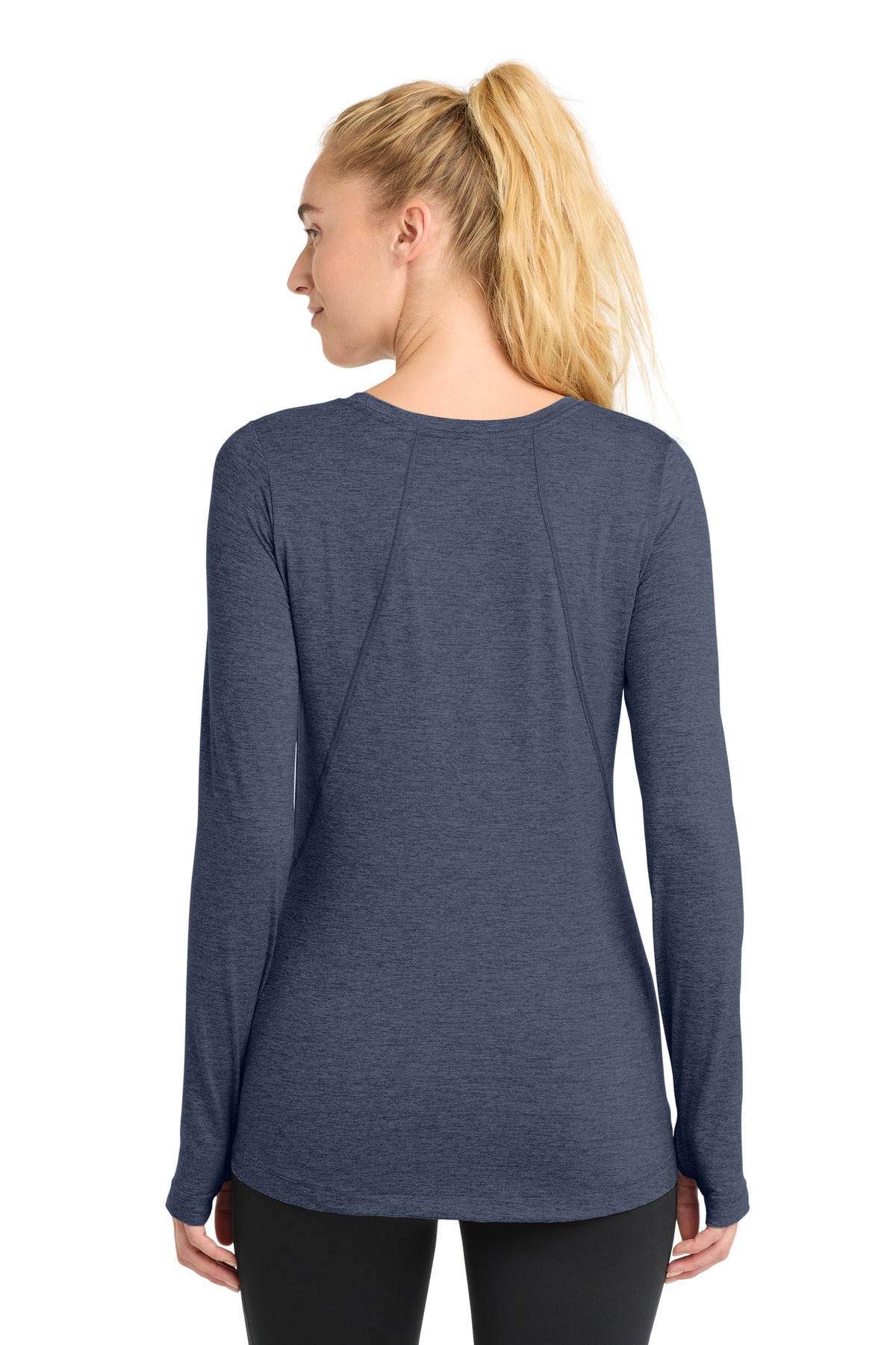 Custom Embroidered Sport-Tek T-Shirts  in Dark Denim Heather
