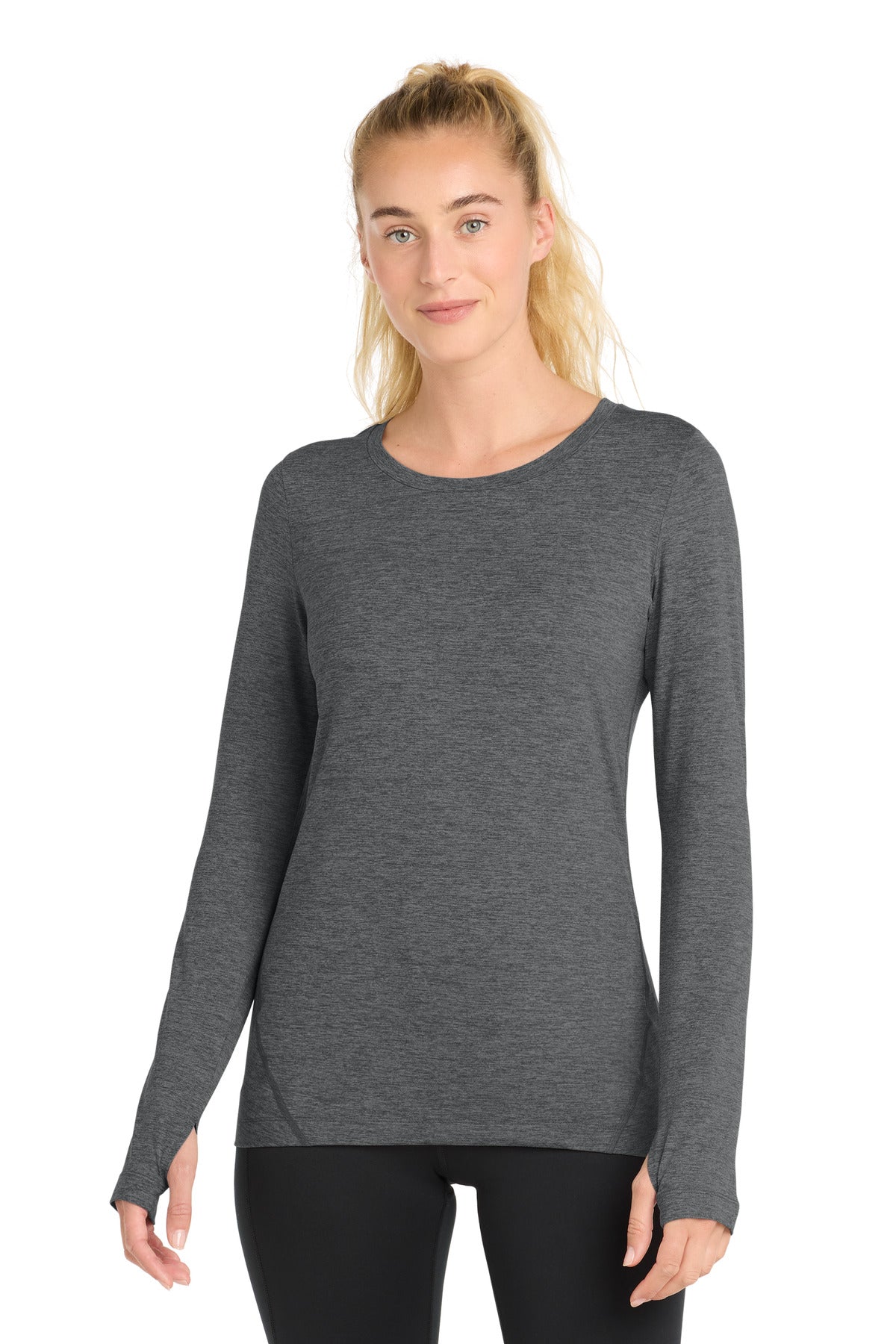 Custom Embroidered Sport-Tek T-Shirts  in Graphite Heather