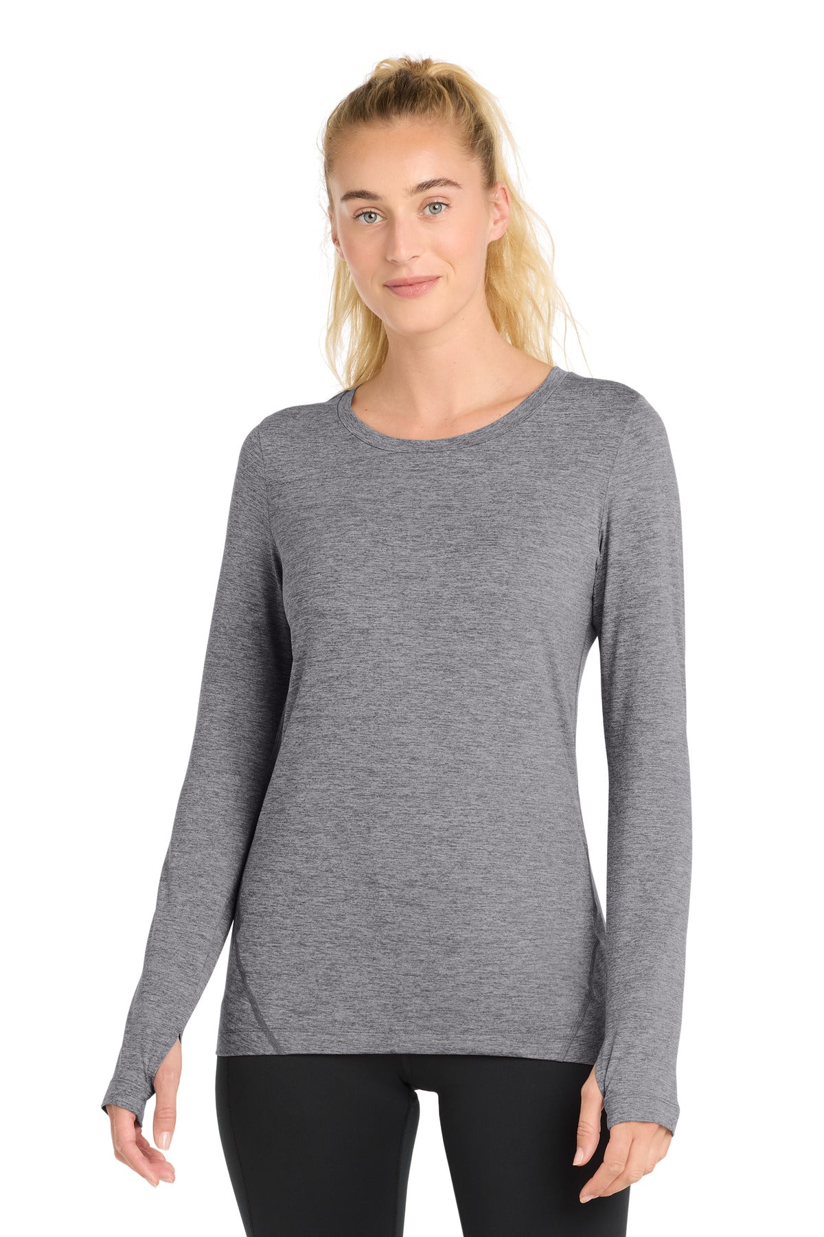 Custom Embroidered Sport-Tek T-Shirts  in Grey Heather