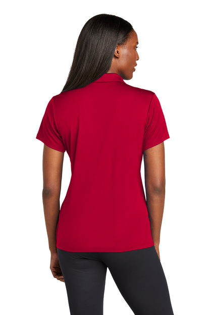 Custom Embroidered Sport-Tek Women's PosiCharge Re-Compete Polo LST725,Deep Red
