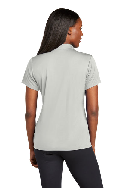 Custom Embroidered Sport-Tek Women's PosiCharge Re-Compete Polo LST725,Silver
