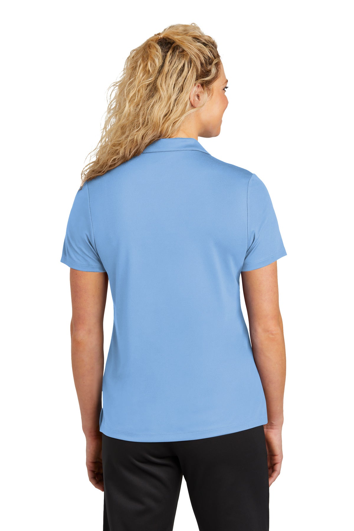 Custom Embroidered Sport-Tek Women's UV Micropique Polo LST740,Carolina Blue