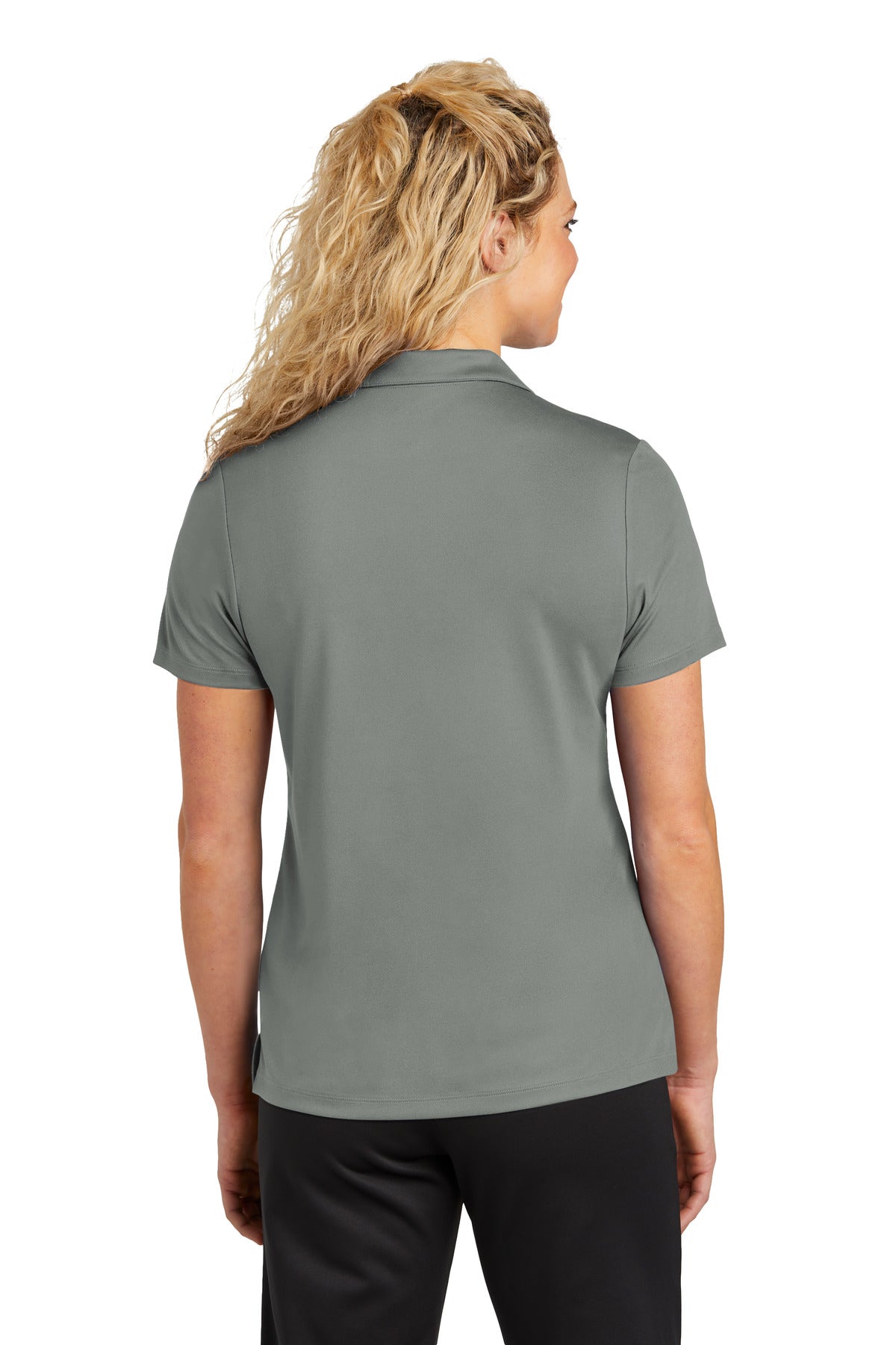 Custom Embroidered Sport-Tek Women's UV Micropique Polo LST740,Grey Concrete