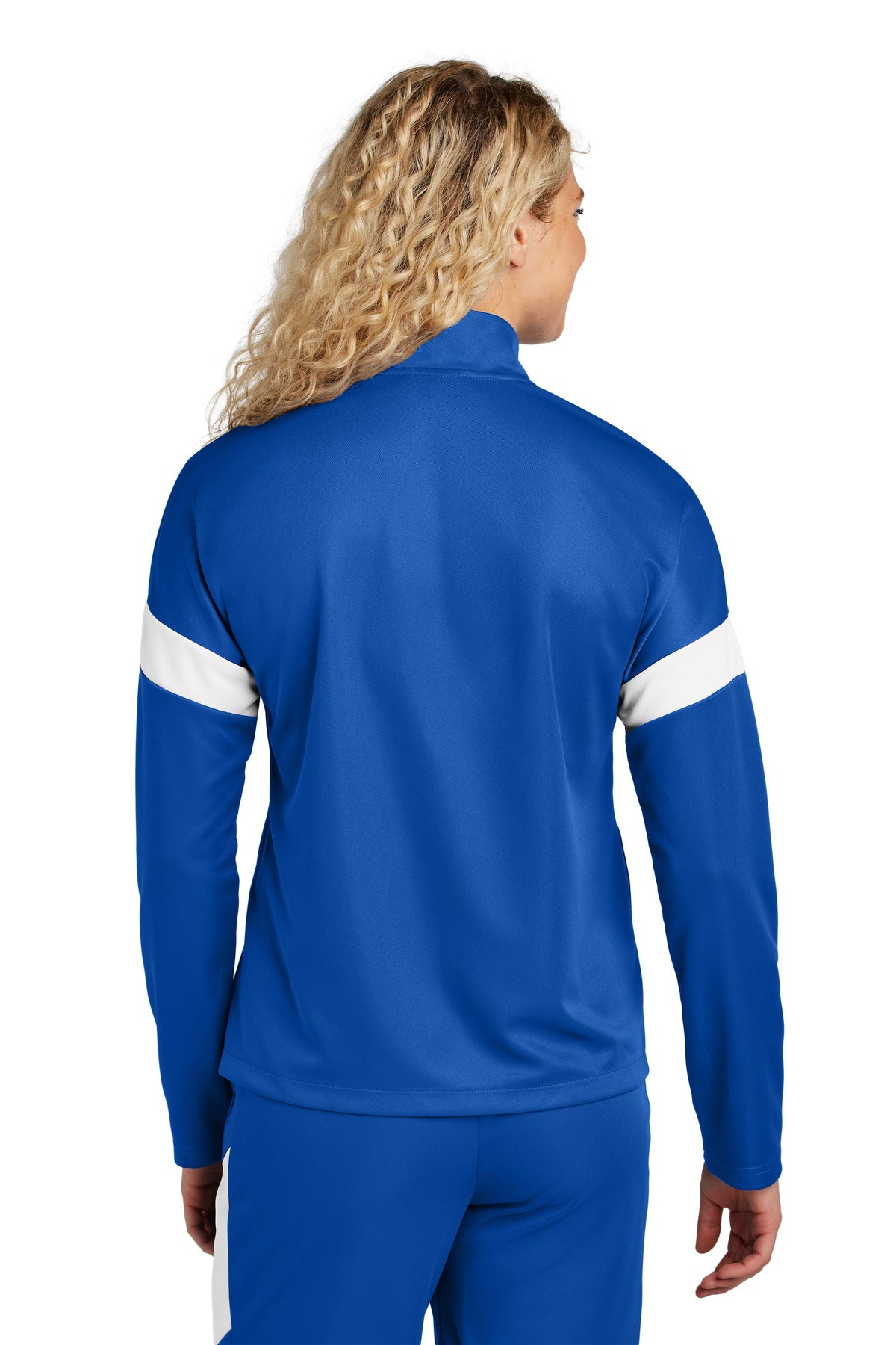 Custom Embroidered Sport-Tek Women's Travel Full-Zip Jacket LST800,True Royal/ White