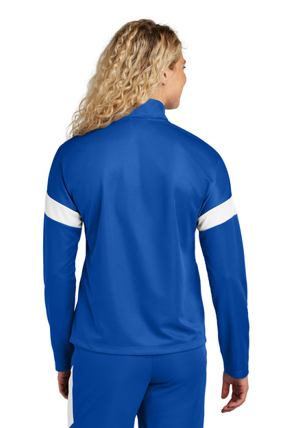 Custom Embroidered Sport-Tek Women's Travel Full-Zip Jacket LST800,True Royal/ White