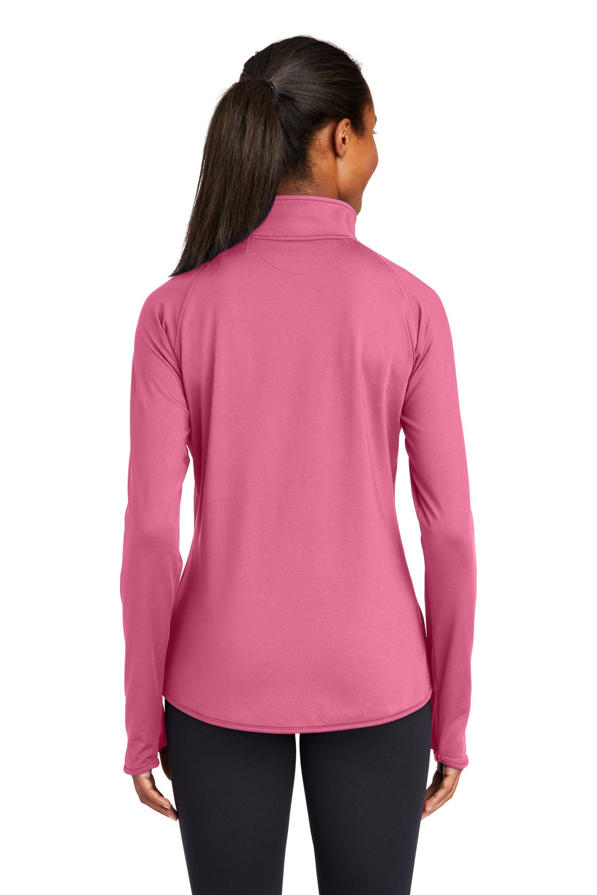 Custom Embroidered Sport-Tek Women's Sport-Wick Stretch 1/4-Zip Pullover. LST850,Dusty Rose