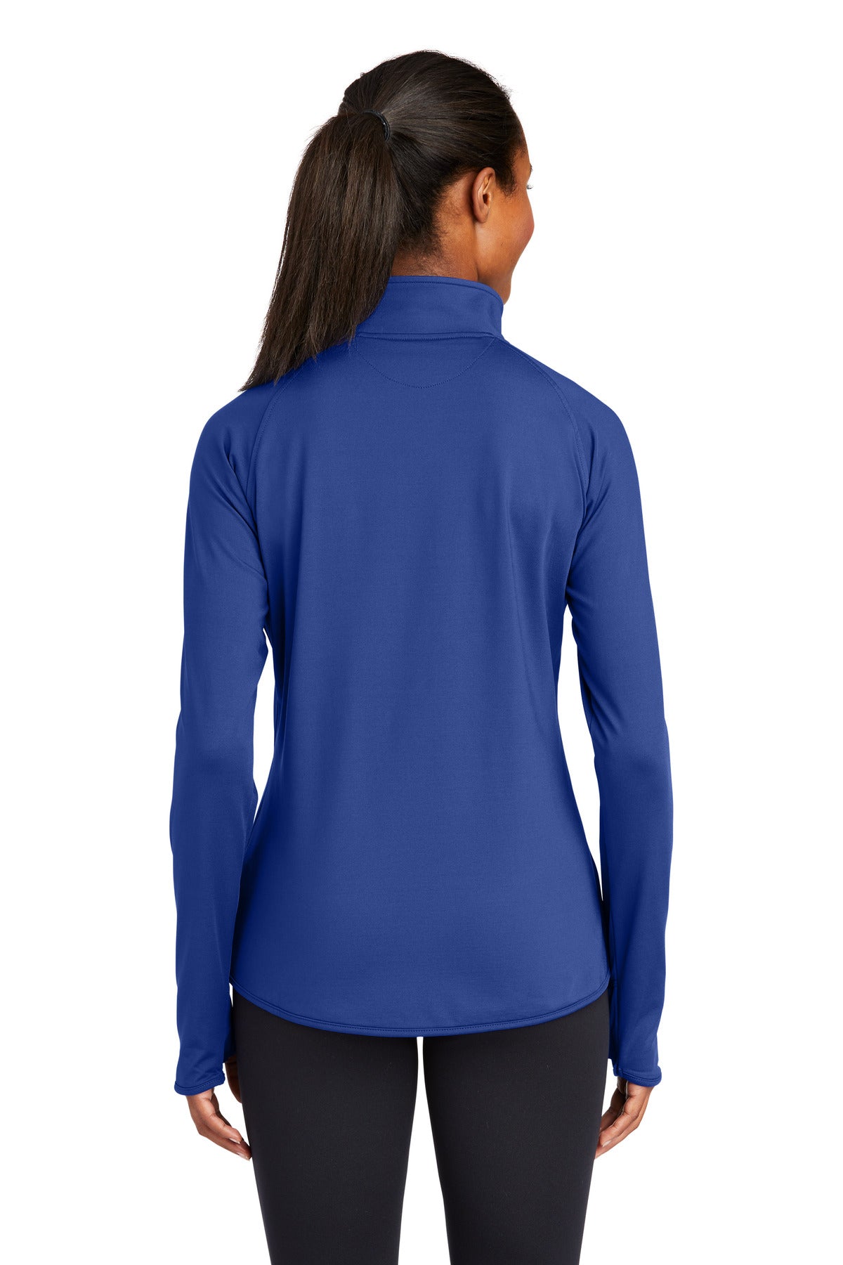 Custom Embroidered Sport-Tek Women's Sport-Wick Stretch 1/4-Zip Pullover. LST850,True Royal